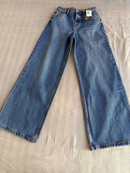 Blugi jeans fetita 152 Cool Club Wide Fit NOI cu eticheta pantaloni largi