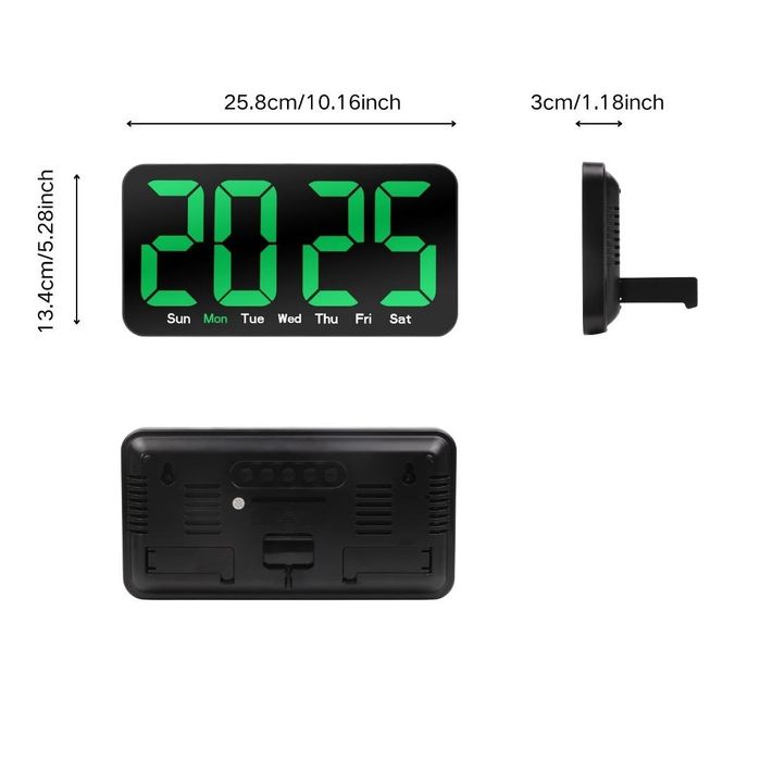 Электронный часы 26 см LED Digital Clock