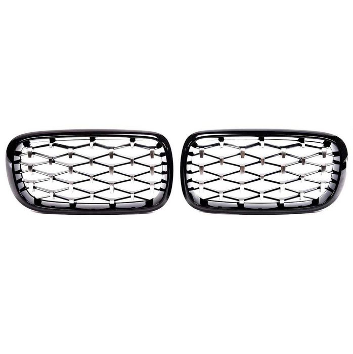 Grile capota BMW  X5 X6 F15 F16 an. 15-19 negru Diamond Style