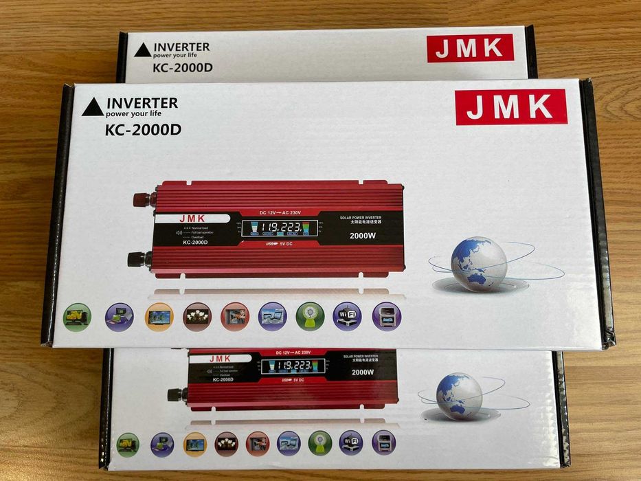 Инвертор за кола- от 12V-220V, 2000W/ 4000W