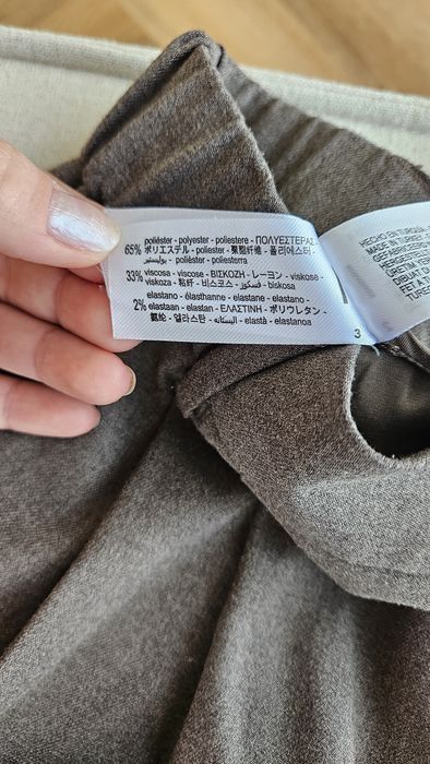 ZARA елегантен панталон с ръб, М размер