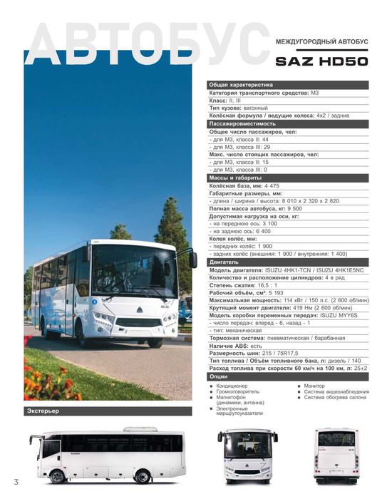 SAZ HD50 Avtobus Konditsioner