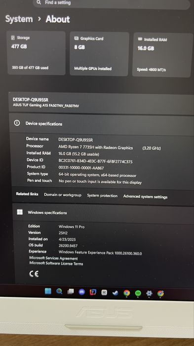 ASUS TUF Gaming A15