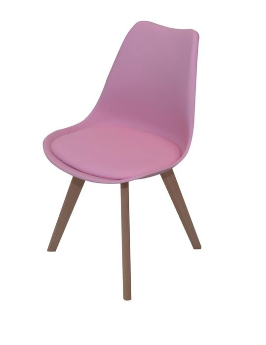 Vând scaun scandinav roz