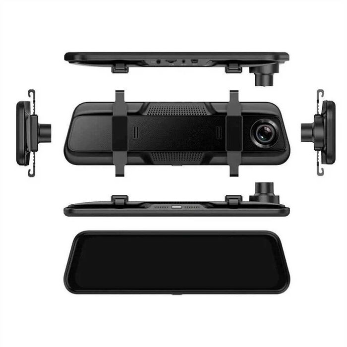 9.66 inch Видеорегистратор FULL TOUCH SCREEN с две камери Waze