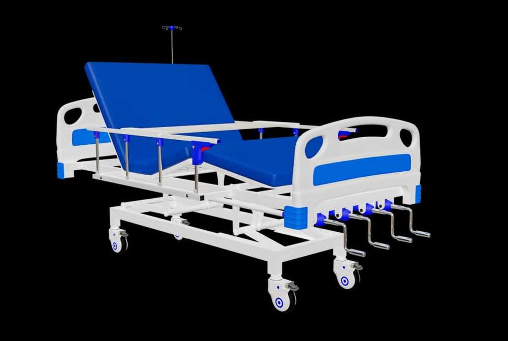 5 funksiyali mexanik tibbiy karavot sotuv va ijara uchun mavjud.