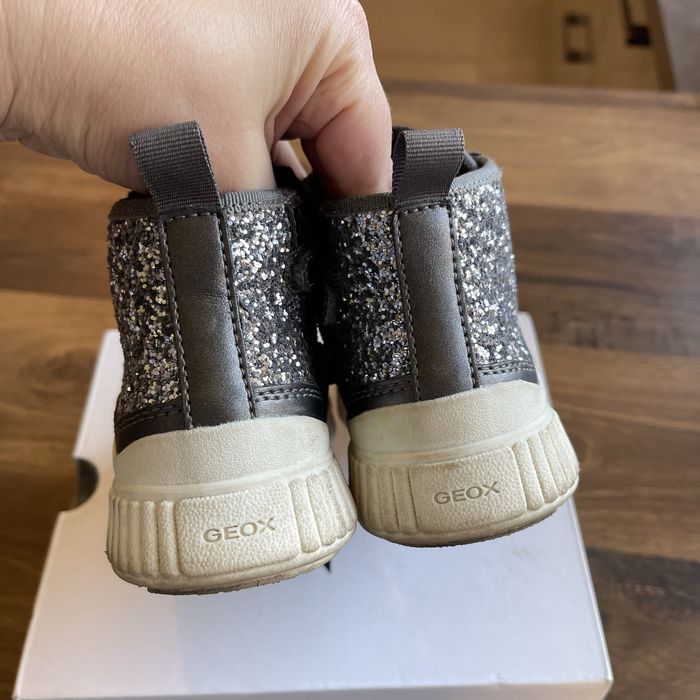 Sneakers Geox argintii marimea 28