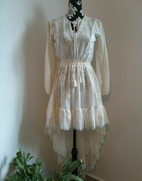 Rochie alba de eveniment