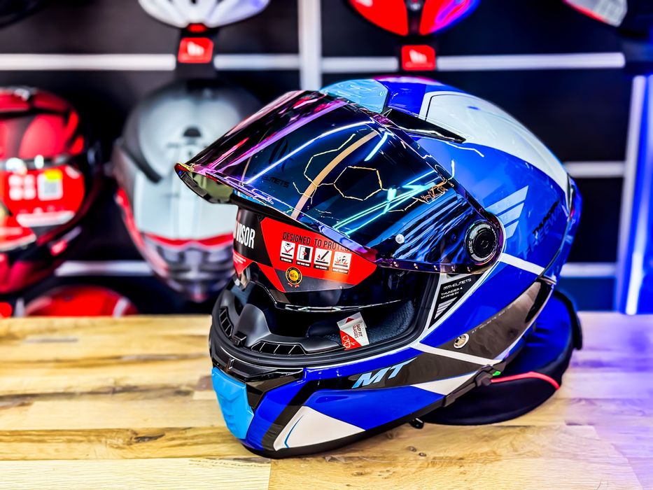 Casca Moto MT THUNDER 4 Freeway Blue