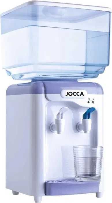 Диспенсър за вода Jocca 1102 с резервоар, бял и лилав, 23x23x47.5 см