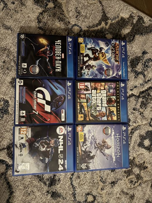 Игры на PS4 диски