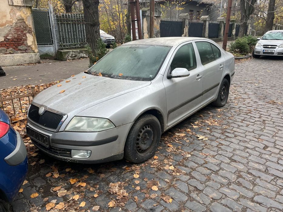 Dezmembrez Skoda Octavia 2 gri argintiu 1,9 TDI BJB 77kw 2007 piele