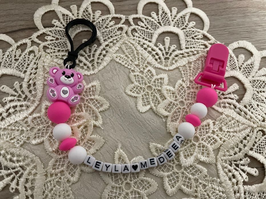 Lantisor Snur biberon personalizat Nume