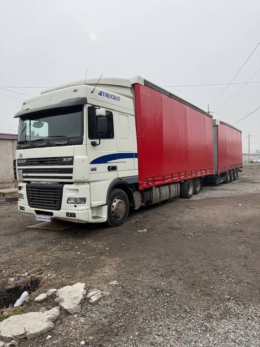 DAF XF95.430 ПАРАВОЗ + SCHWARZMULLER прицеп Сотилади