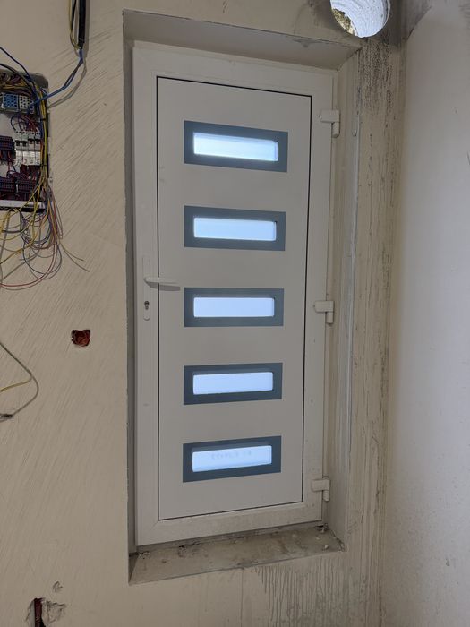 Vand 1 bucata sticla termopan (tripan) low e, 40mm, sablat, 176x66cm