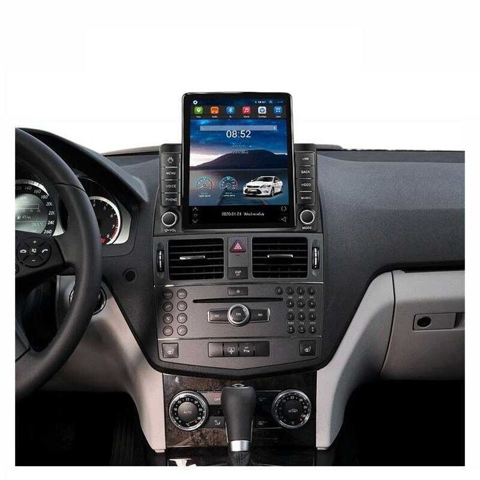 Navigatie Mercedes C Class W204 Ecran TESLA 9.7 inch 4GB RAM GARANTIE