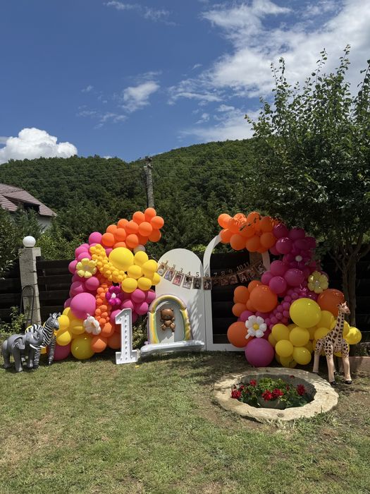 Decor baloane eveniment botez/nunta/zi de nastere