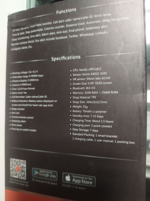 Смарт Bluetooth Фитнес гривна часовник 1 г.гаранция