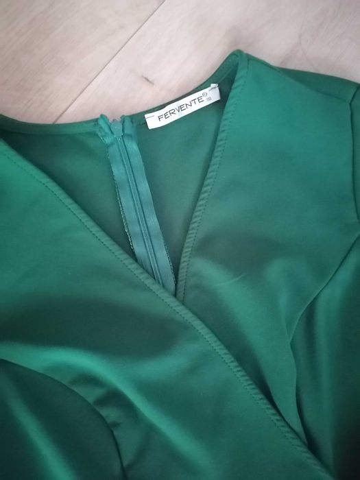 Rochie elegantă, model petrecut, verde