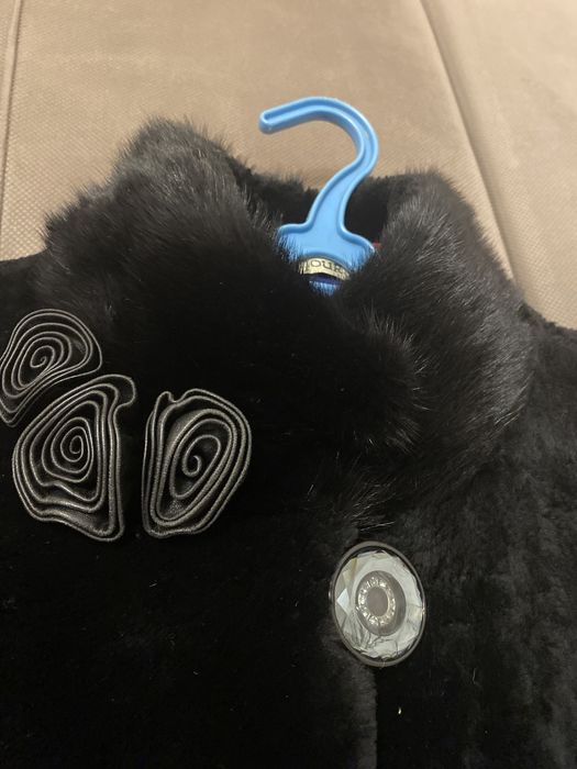 Мутон шуба, зима.