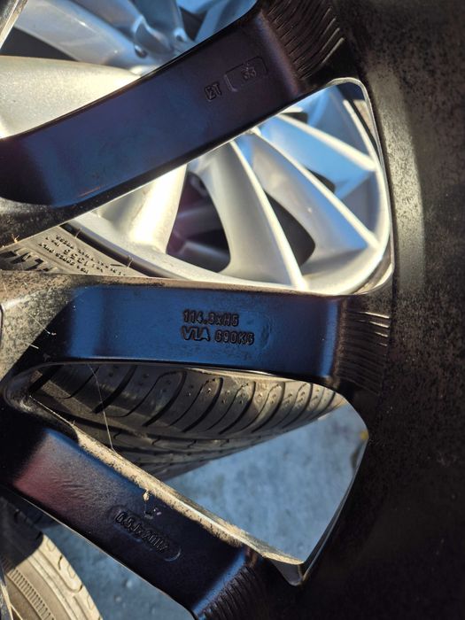 Roti Jante+Anvelope 195/55/20 5x114.3 20'' Dedicate Renault Scenic