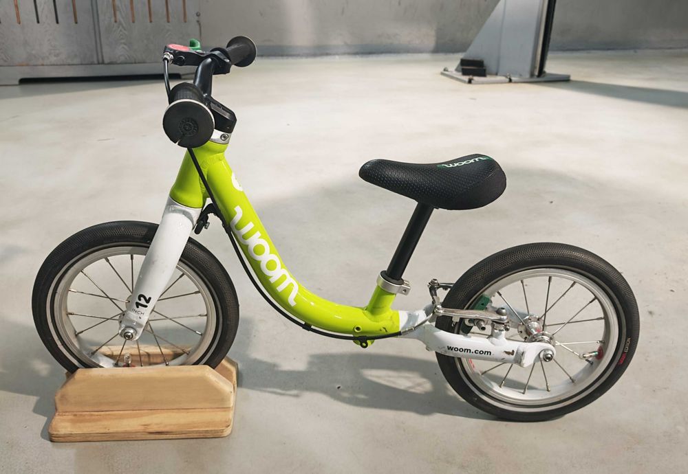 Bicicletă copii, fără pedale, Woom GO 1 (12”)