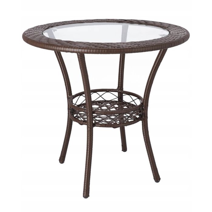 Градински Ратанов Комплект – Два Стола и Маса