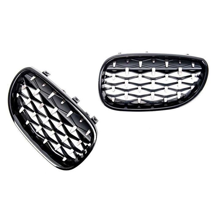 Grila sport BMW seria 5 E60 negru model Diamond Style