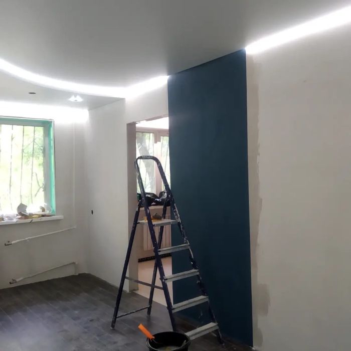 Поклейка обоев Шпаклевка