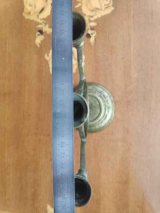 канделябр, подсвечник. латунь