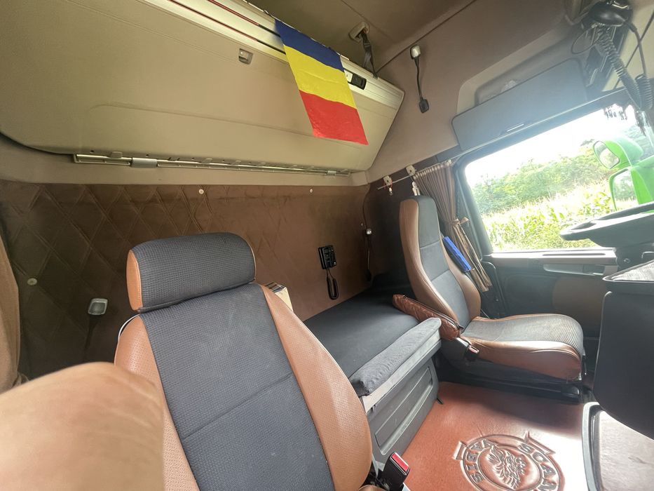 Scania r420 motorul gazeaza