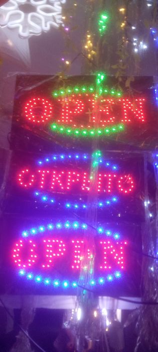 Open, Открыто, Led