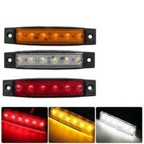 LED Диодни габарити 6 SMD - 3 цвята 12 - 24V