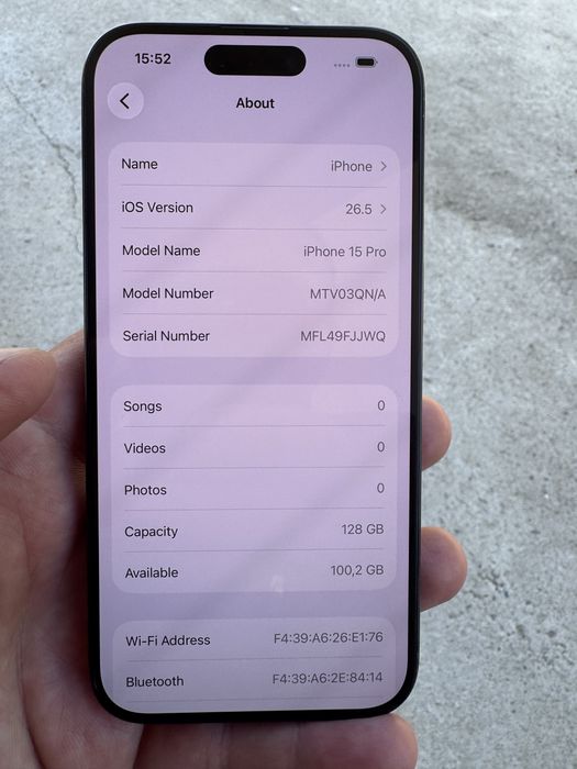 iPhone 15 Pro 128GB  89% батерия