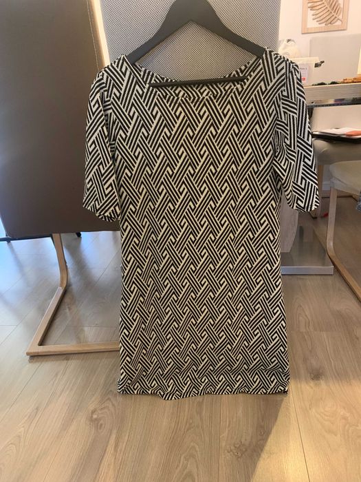 Rochie Alb-Negru