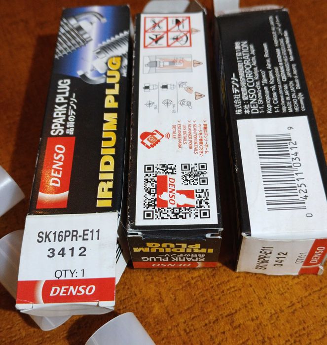 DENSO комлект иридиеви свещи SK16PR-E11 за Мазда