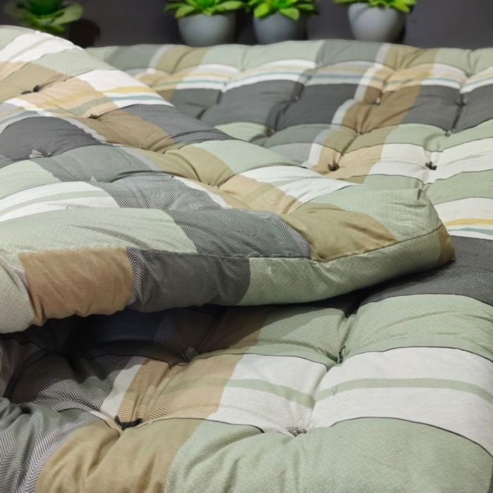 двухспальный ватный матрас 140х200 икки кишилик пахтали матрас 140х200