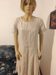 Rochie din in Enna-masura 40( GB 12)-Noua!