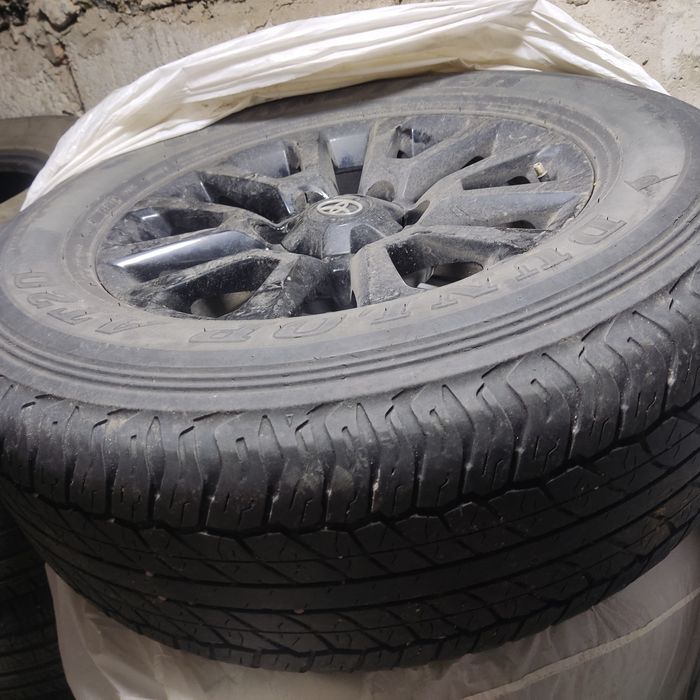 Продам диски с резиной на Prado