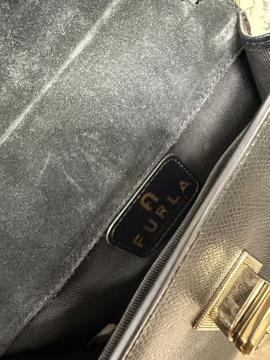 Черна чанта Furla