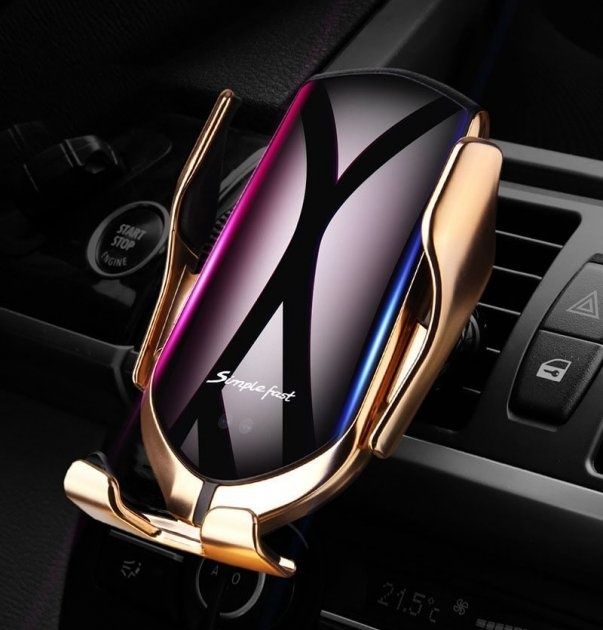 Сенсорный автомобильный держатель с функцией беспроводной зарядки