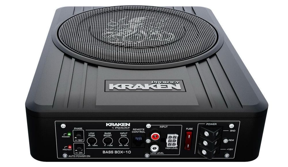 PROLOGY KRAKEN BASS BOX-10 автомобильный активный сабвуфер