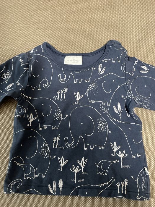 Комплектче  и блуза слонче Next за новородено