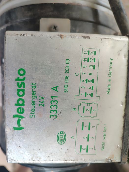 Webasto hl90 автономка фен сухой