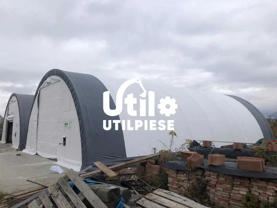 cort industrial semirotund 9x26m depozitare constructii - nou