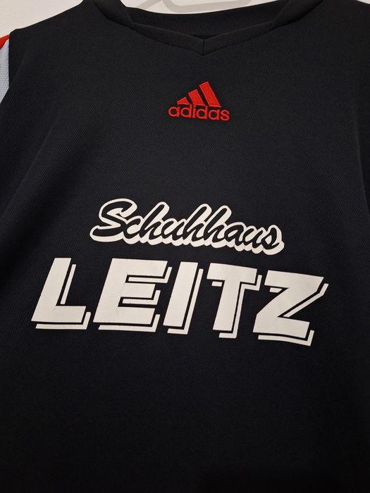 Bluză Adidas Schuhhaus LEITZ Oliver KAHN 22 Climalite y2k mărimea XL