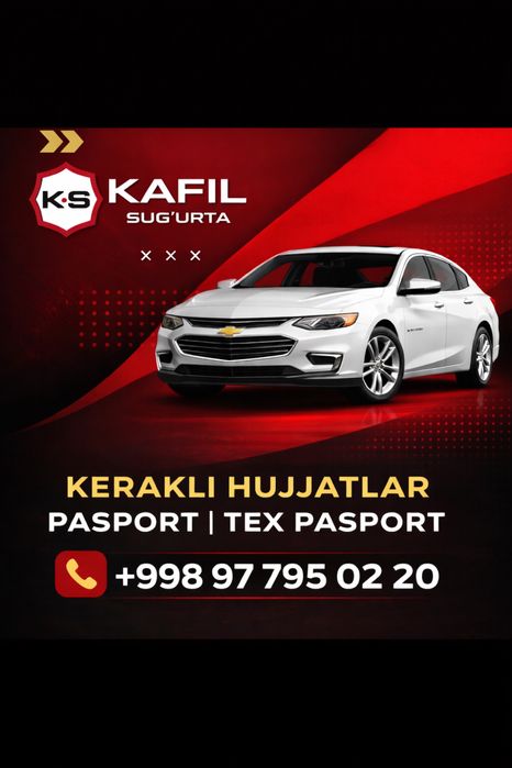 Avto mobil uchun onlayn sug’urta hizmati