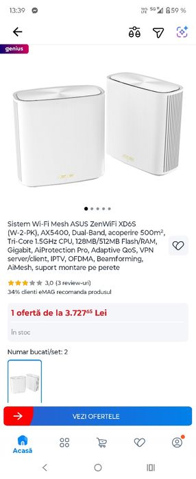 Routerul ASUS Zen WiFi XD6S este nou și oferă o conectivitate WiFi de