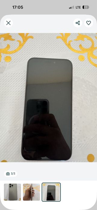Iphon 15 pro 256 gb sotiladi