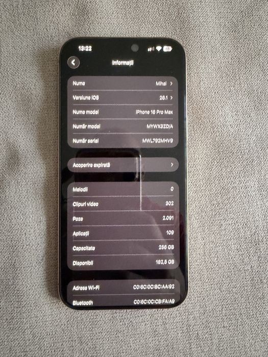 Vand Iphone 16 pro max